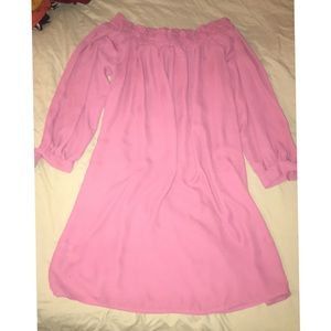 Pink casual dress